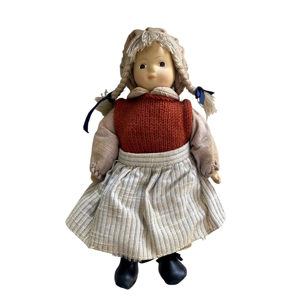 German Vintage Doll Old Folk Doll #0298